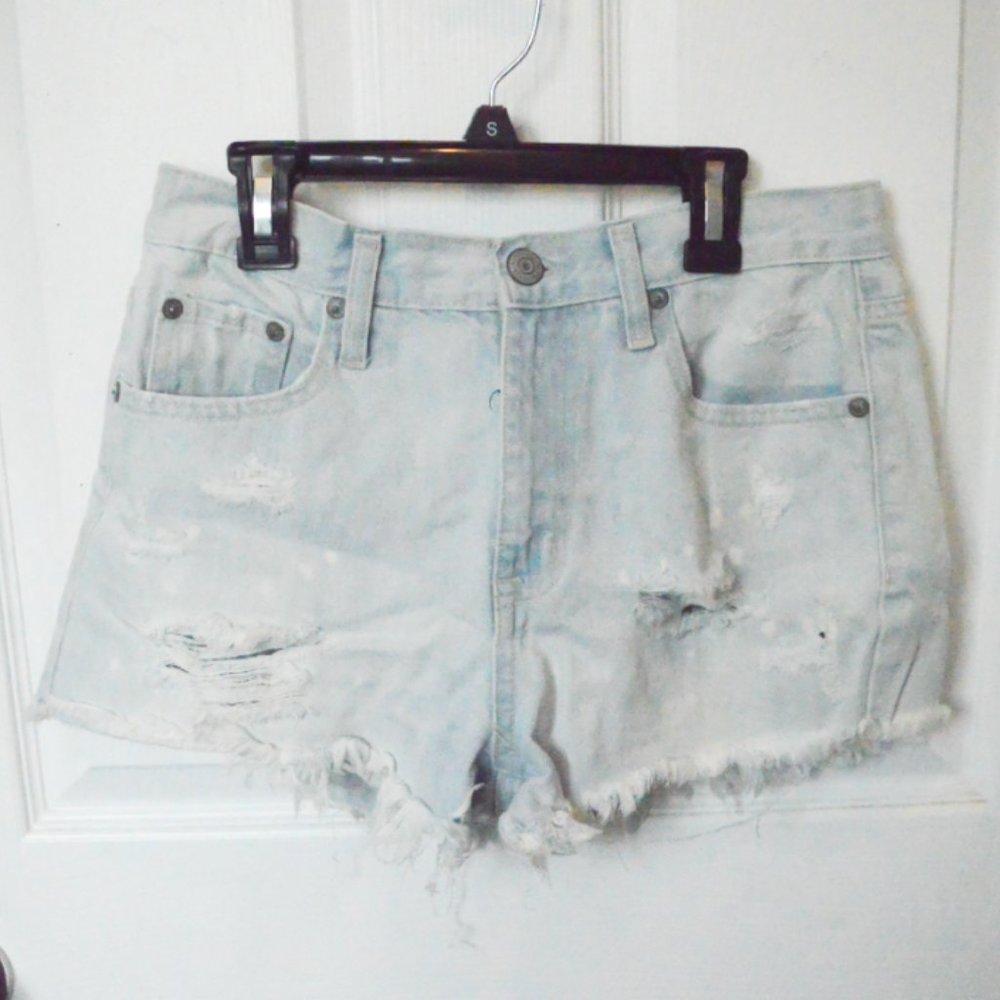 Women's Ripped Jean Shorts